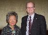 Craig with former Governor General of Canada and Broadcaster Adrienne Clarkson.  Metropolitan Hotel Vancouver. June 22, 2007